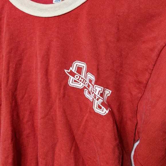 (34) vtg 1960s era osu ringer tee - Picture 3 of 4
